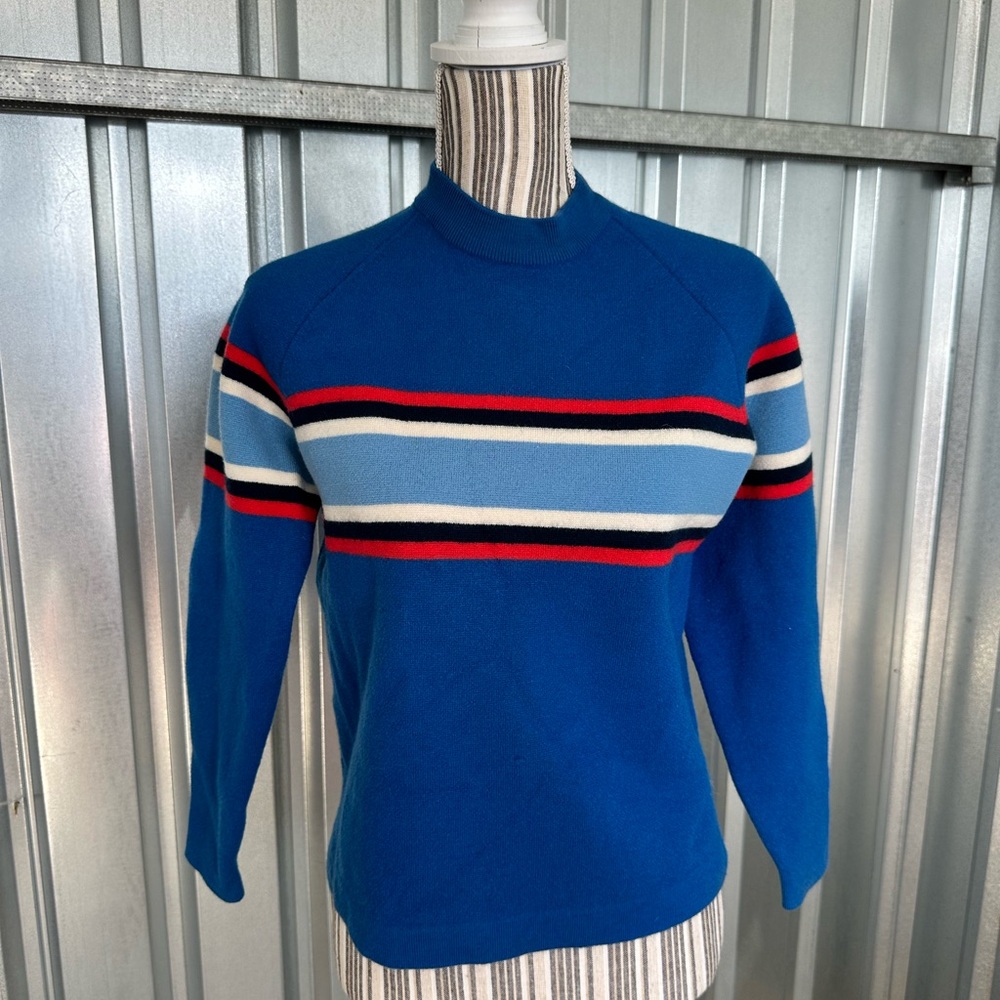 Unisex (men’s) Vintage 80s Sportif USA wool Sweater Size Large